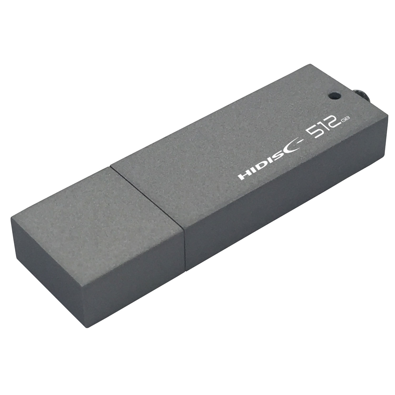 高速転送 HIDISC USB 3.0 フラッシュドライブ 512GB シルバー キャップ式