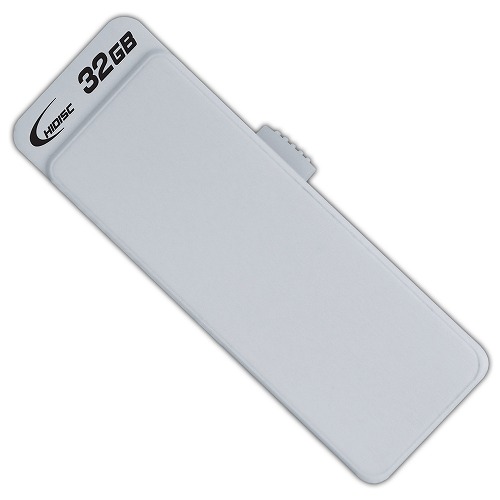USB 2.0 フラッシュドライブ 32GB 白 スライド式