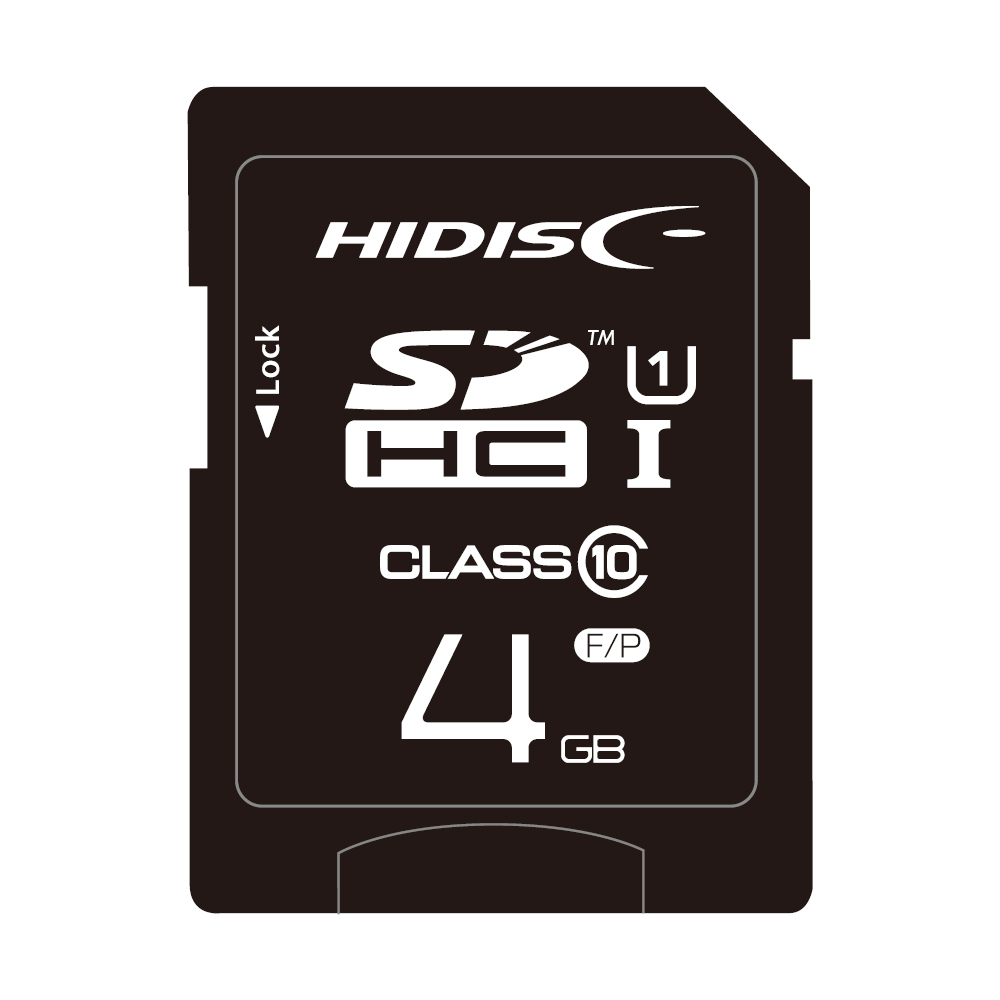 HIDISC SDHCカード 4GB CLASS10 UHS-1対応 “超高速転送 Read70 