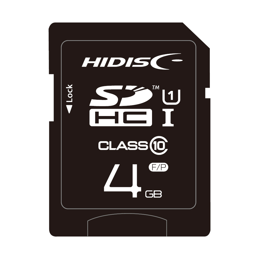 HIDISC SDHCカード 4GB CLASS10 UHS-1対応 “超高速転送 Read70”