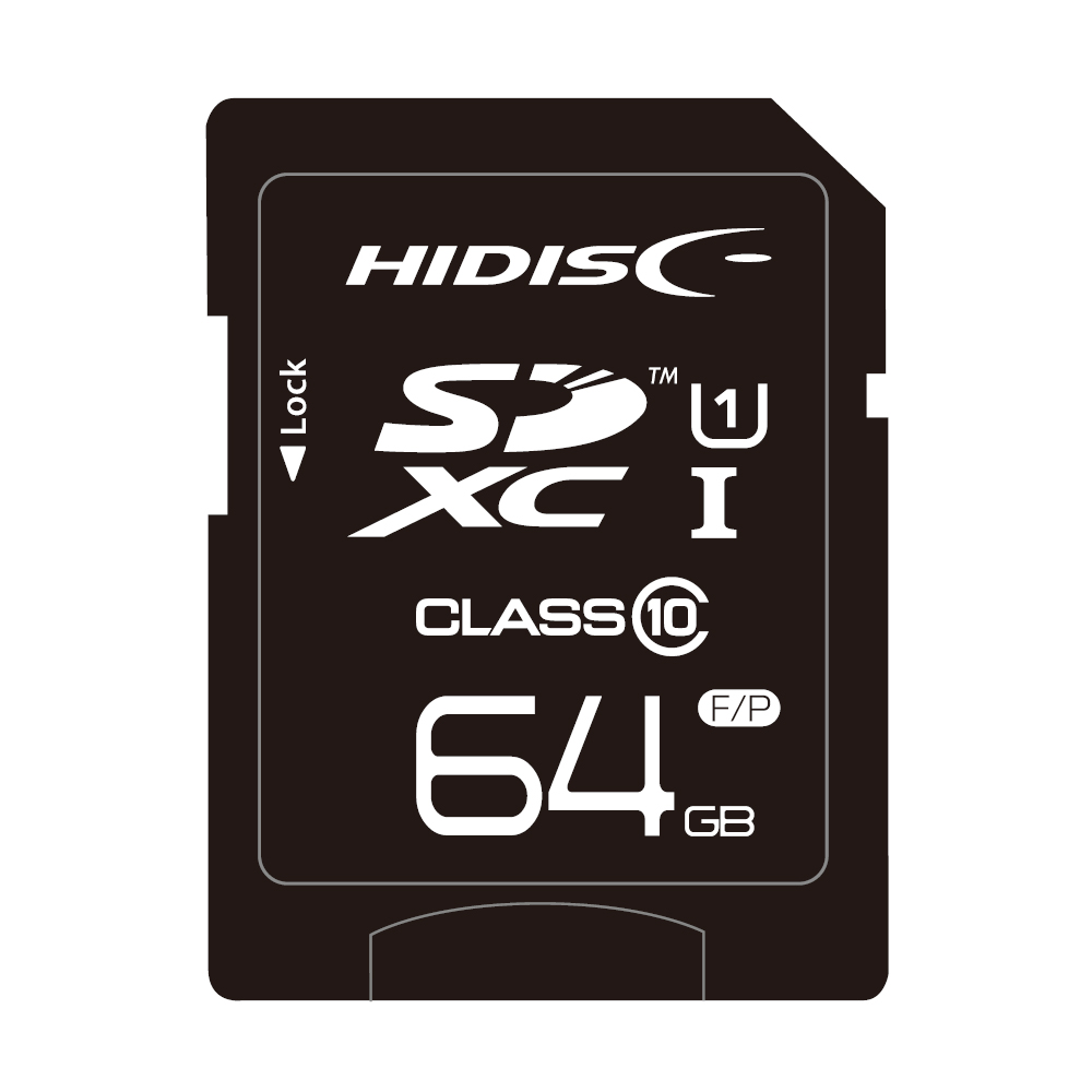 HIDISC SDXCカード 64GB CLASS10 UHS-1対応