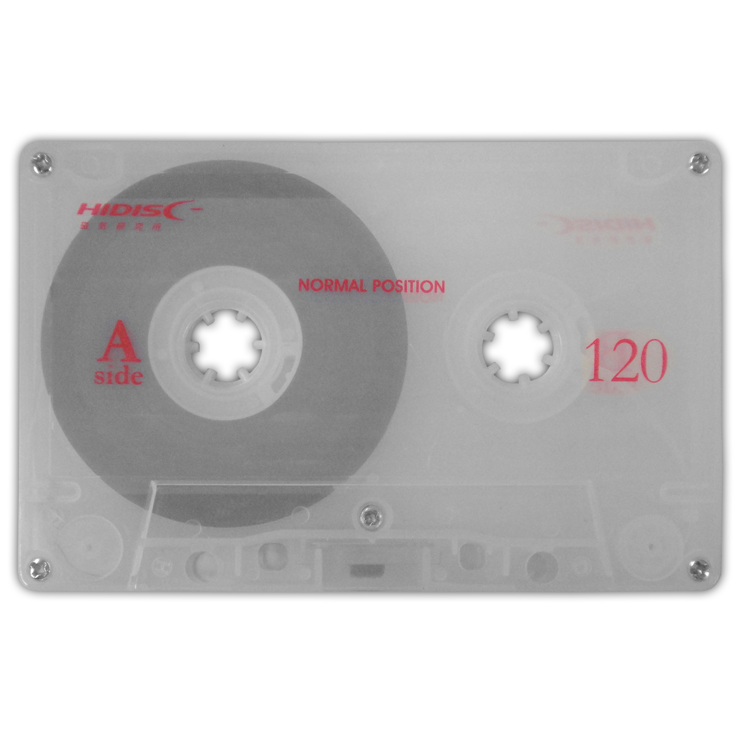 カセットテープ ノーマルポジション 120分 4巻 | HIDISC 株式会社磁気研究所