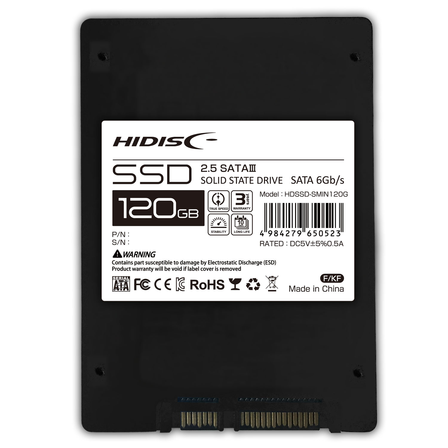 2.5inch SATA SSD 120GB | HIDISC 株式会社磁気研究所
