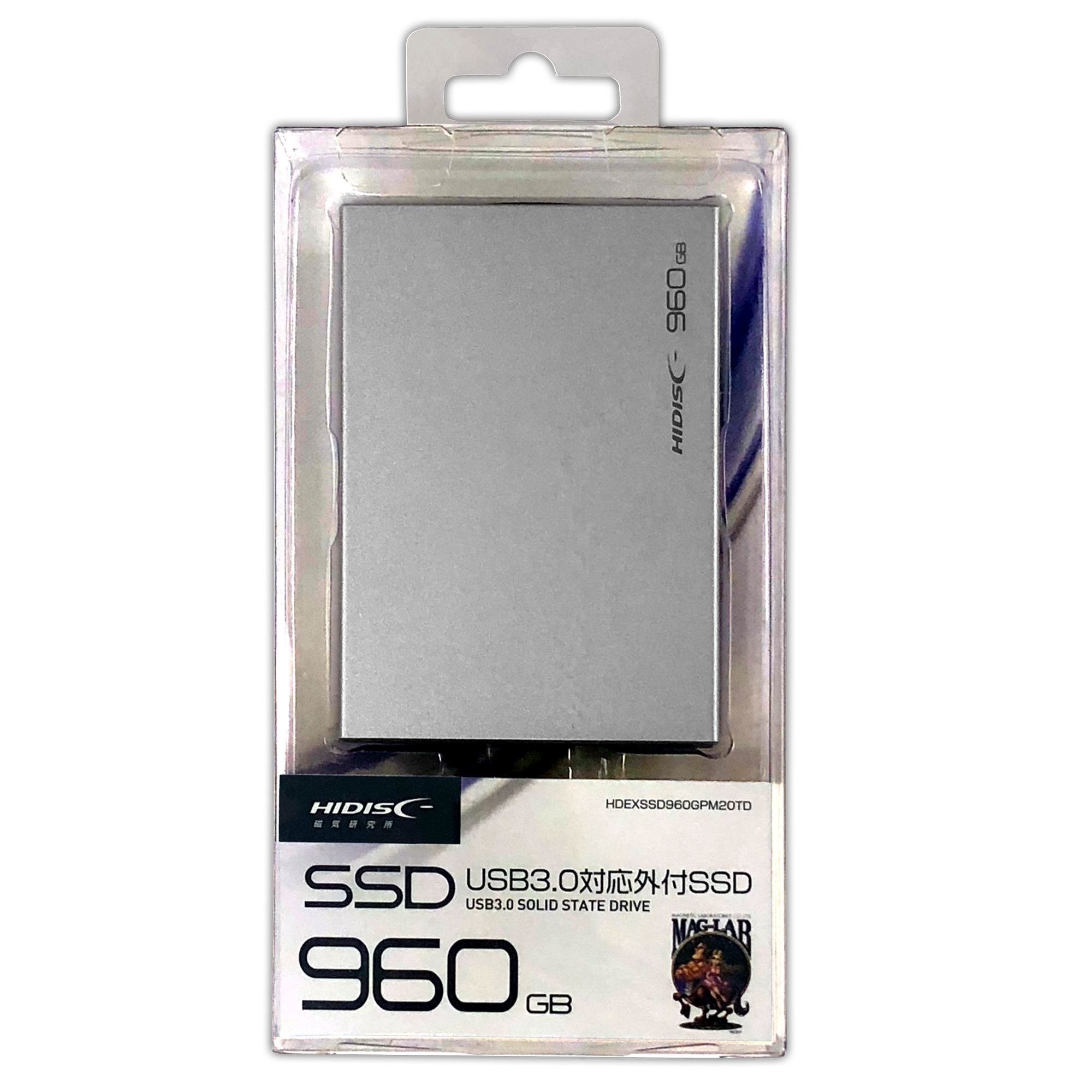 コンパクトサイズ, ハイスピード 外付けSSD 960GB