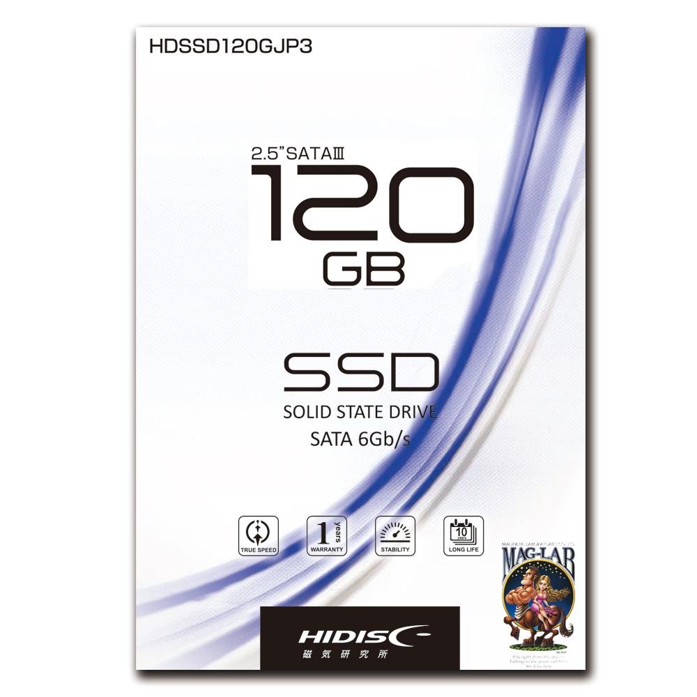 【SSD 120GB 6個セット】HIDISC HDSSD120GJP3