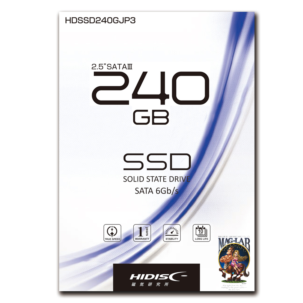 【SSD 240GB】 HIDISC HDSSD240GJP3 バルク