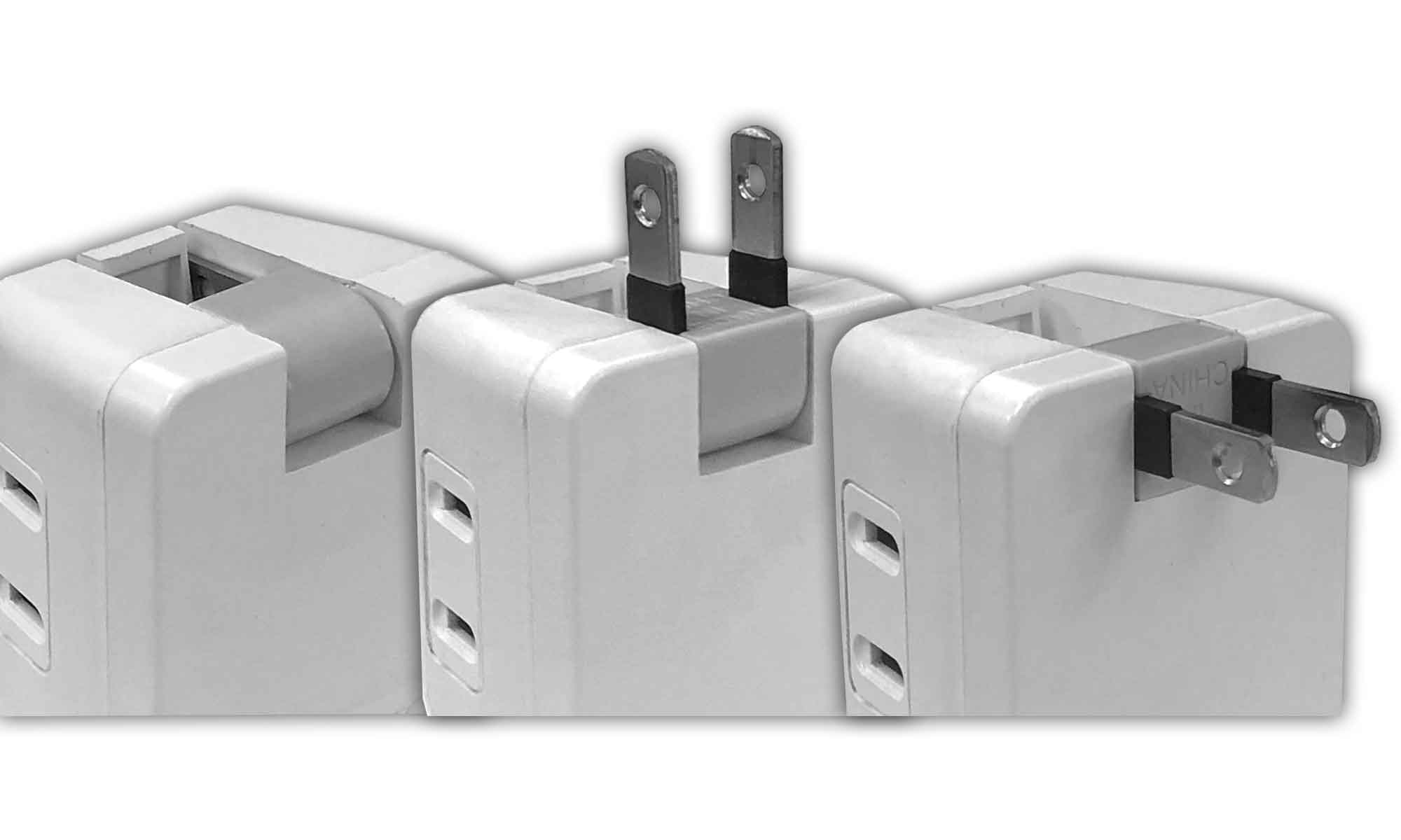 急速充電3.4A USB2ポート付3個口タップ | HIDISC 株式会社磁気研究所