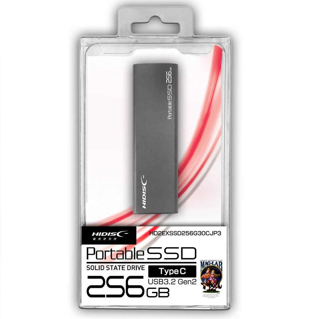 HIDISC USB3.2 Gen2 Type-C対応データSSD 512GB