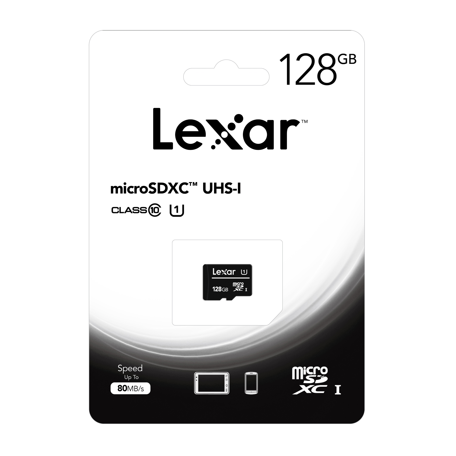 Lexar microSDXCカード 128GB CLASS10 UHS-1対応“最大読込速度80MB/s”