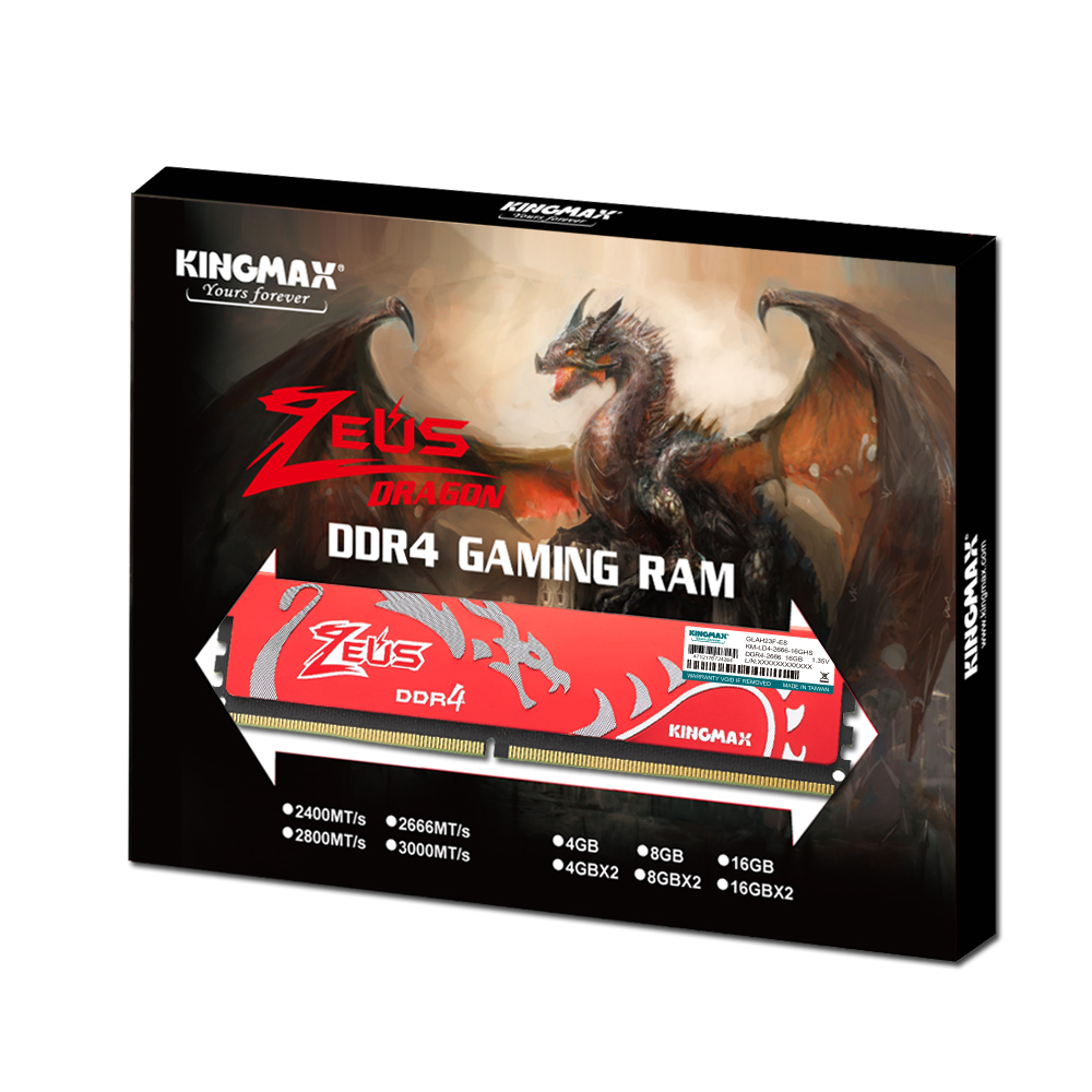 DRAGON DDR4 Gaming RAM 2666 16GB KM-LD4-2666-16GHS