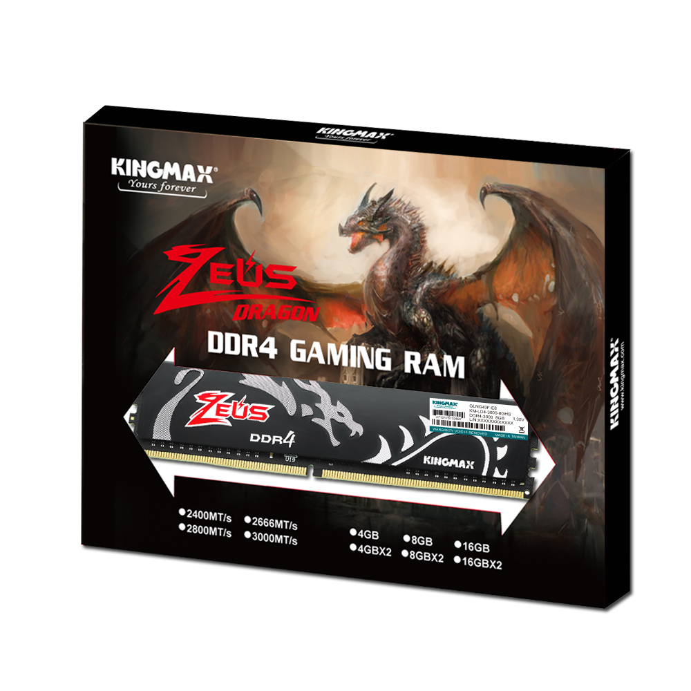 DRAGON DDR4 Gaming RAM 3000 8GB KM-LD4-3000-8GHS