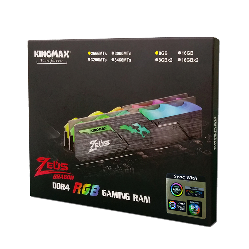 DRAGON RGB DDR4 Gaming RAM 2666 8GB KM-LD4-2666-8GRS