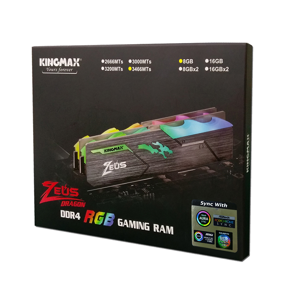 DRAGON RGB DDR4 Gaming RAM 3466 8GB KM-LD4-3466-8GRS