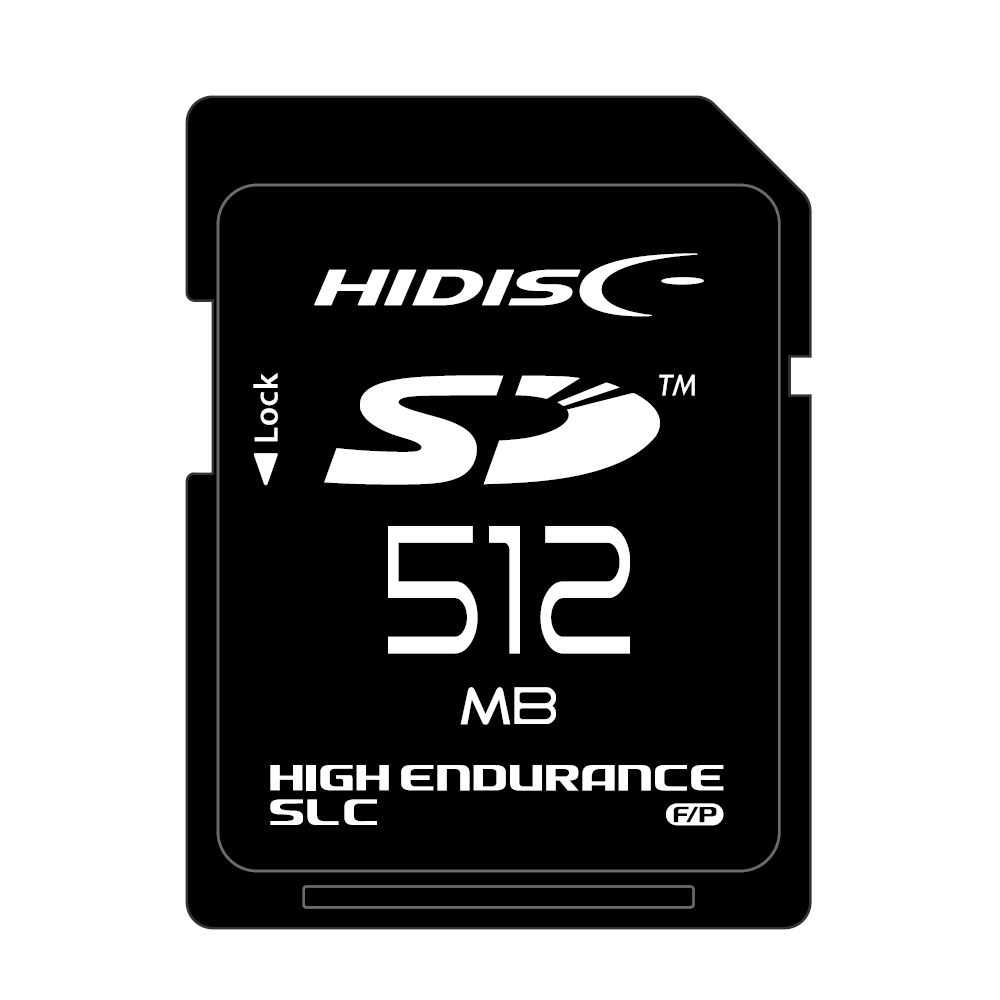 HIDISC SDHCカード SLC採用高耐久SDメモリーカード KIOXIAチップ採用 HDSD512MSLPJP3