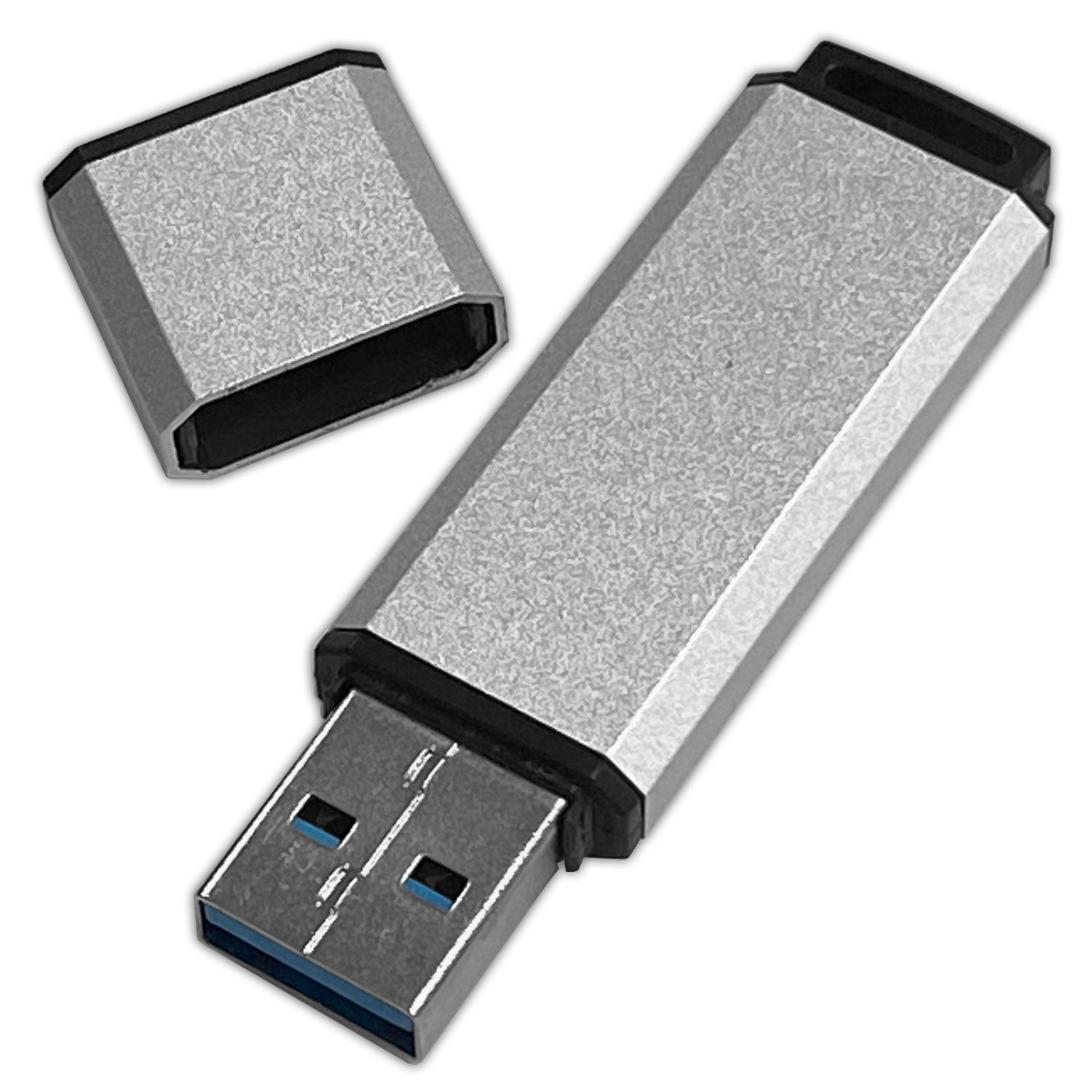 HIDISC USB 3.0 フラッシュドライブ 64GB シルバー キャップ式 