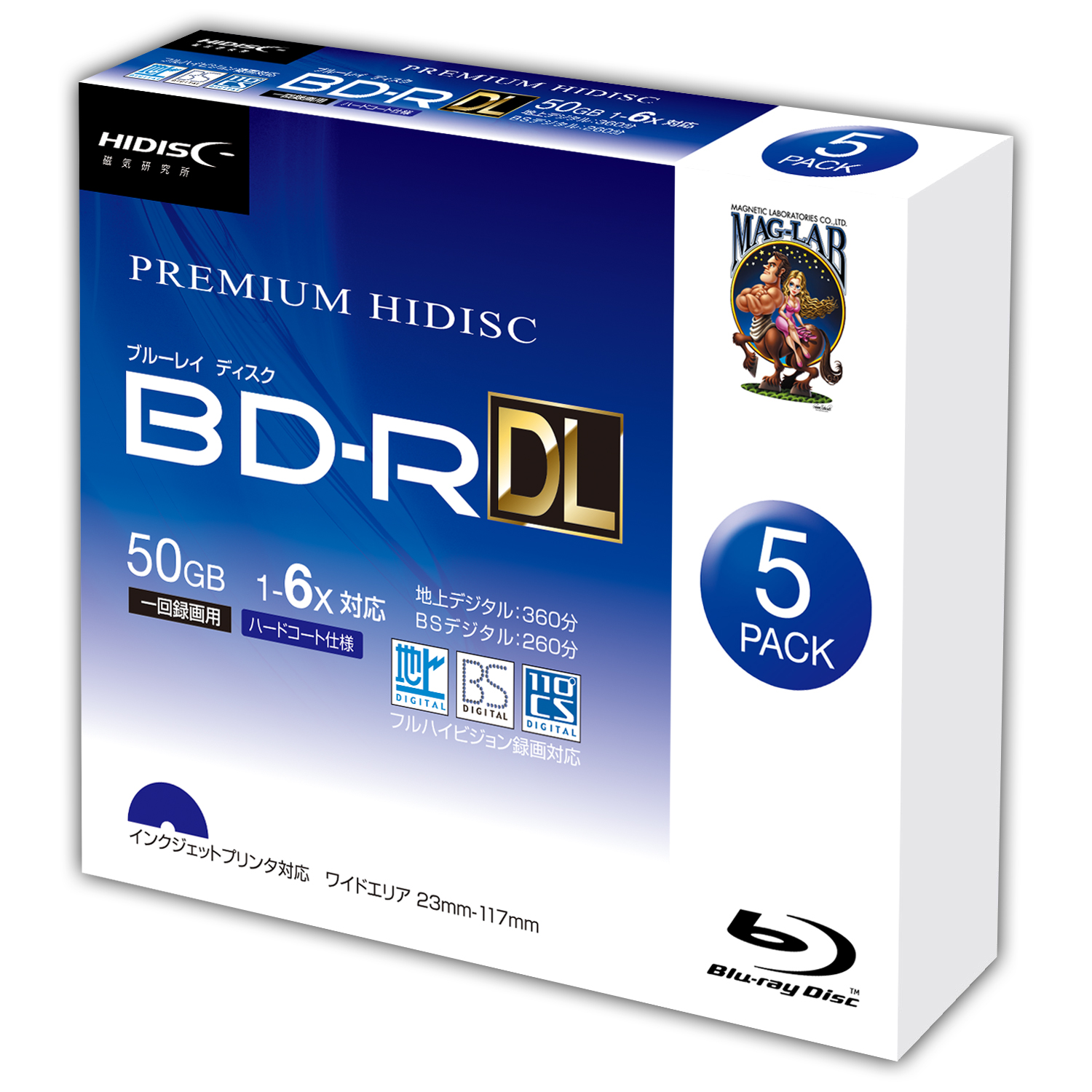 最高 50GB 1回録画用 DL BD-R ブルーレイディスク バッファロー 50枚 RO-B ホワイトレーベル 1-6倍速 片面2層 スピンドル  ブルーレイディスクドライブ