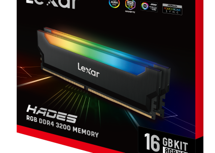 Lexar Hades RGB DDR4 3200 デスクトップ用メモリ LD4BU008G-R3200GDLH 16GB(8GB x 2)
