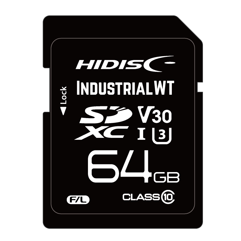 HIDISC 高温度耐久 SDXCカード  HDSDXC64GMLLWTJP3