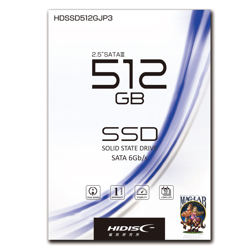 HIDISC 2.5inch SATA SSD 512GB HDSSD512GJP3