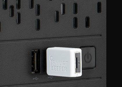 HIDISC SmartKeeper ESSENTIALシリーズ ロック機能付きUSBメモリ 32GB Lockable Flash Drive ブラック HDOM03BK