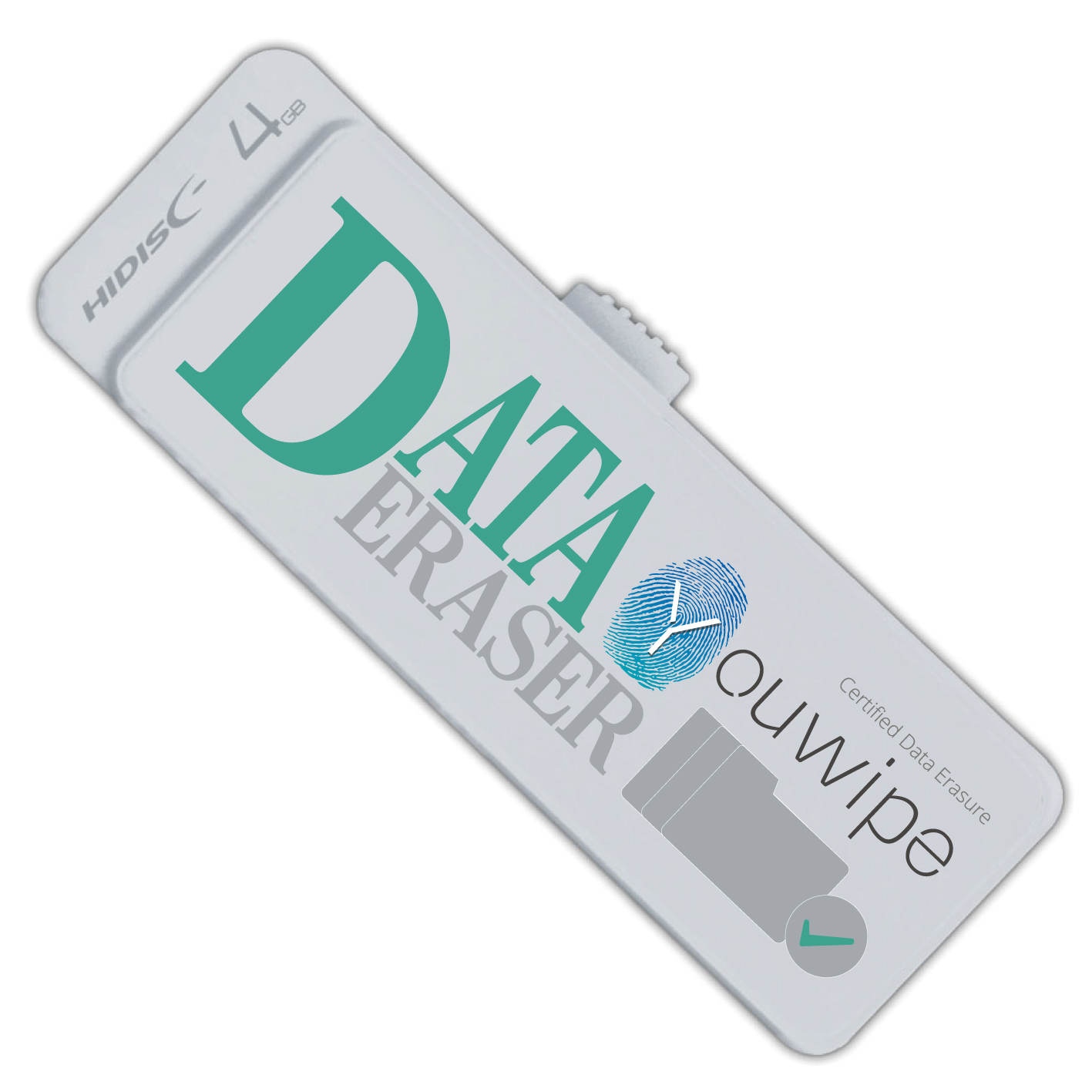 デジタル機器のリファービッシュ等に便利! HIDISC USBメモリ型のデータ消去ソフト HDUF127S4G2YW