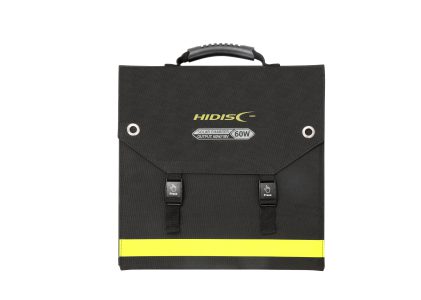HIDISC 60W QC3.0, Type-C出力対応 フォルダプルソーラーパネル HDFSP60W