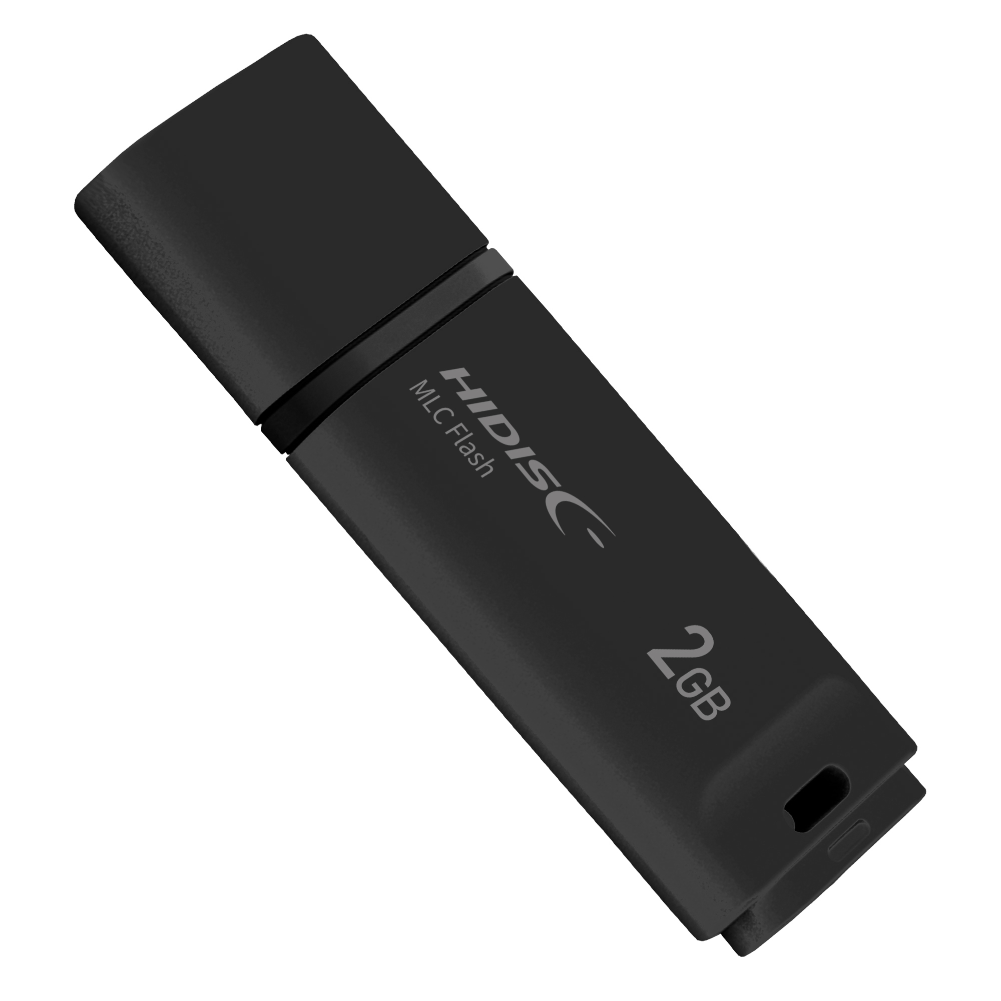 HIDISC USB2.0 フラッシュドライブ(MLC搭載)  2GB 黒 キャップ式　HDUF137CML2G