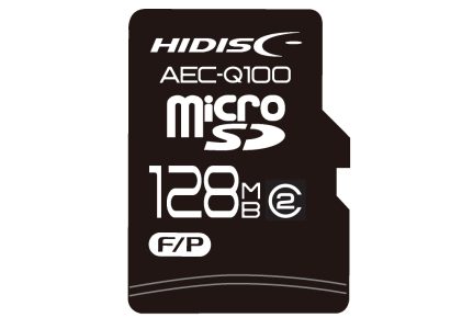 AEC-Q100対応 HIDISC 車載用途向けSLCチップ搭載 microSDカード 128MB