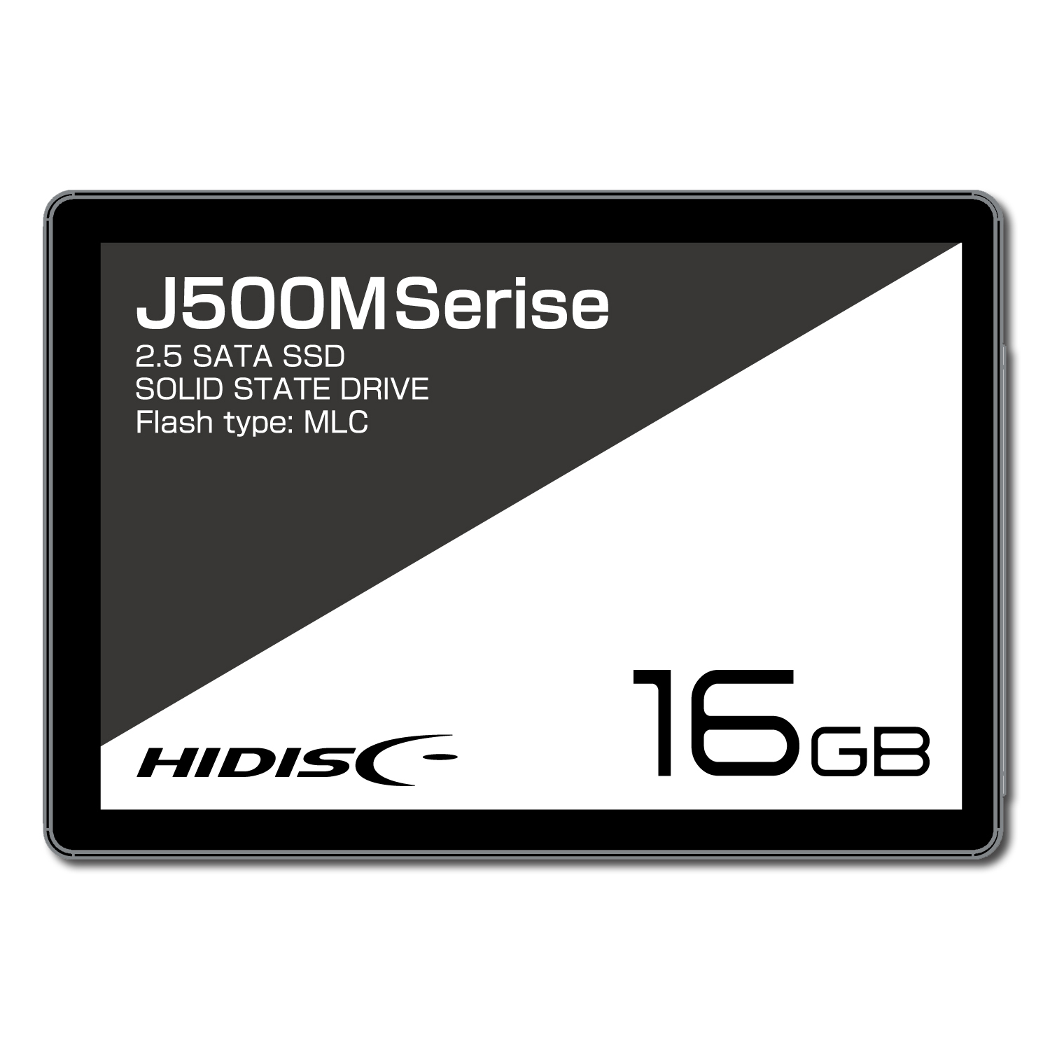 HIDISC 2.5inch SATA SSD MLC 16GB HDJ500M-16SSD | HIDISC 株式会社