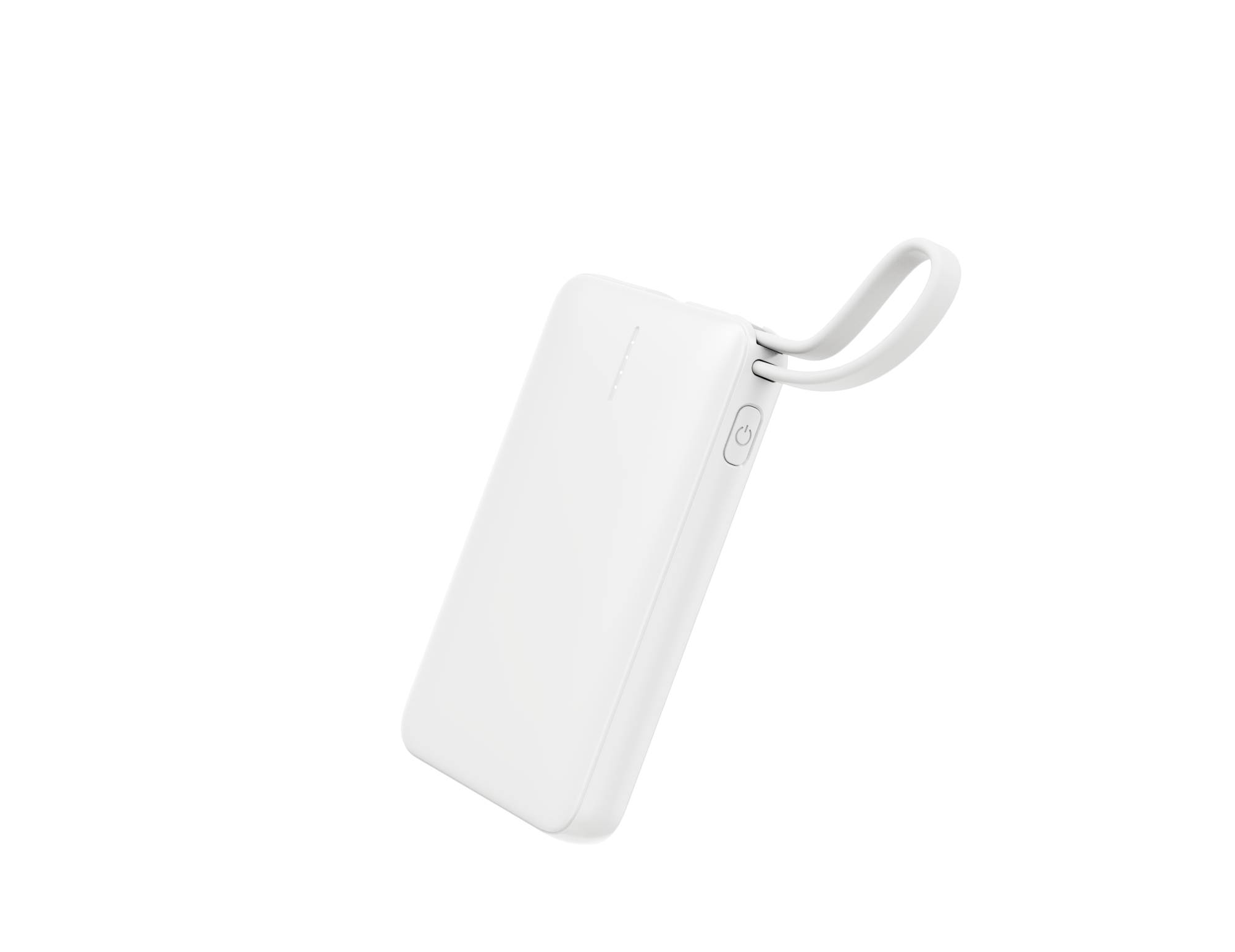 HIDISC 超安全 リン酸鉄リチウムイオン電池使用 急速充電モバイルバッテリー 5000mAh ホワイト