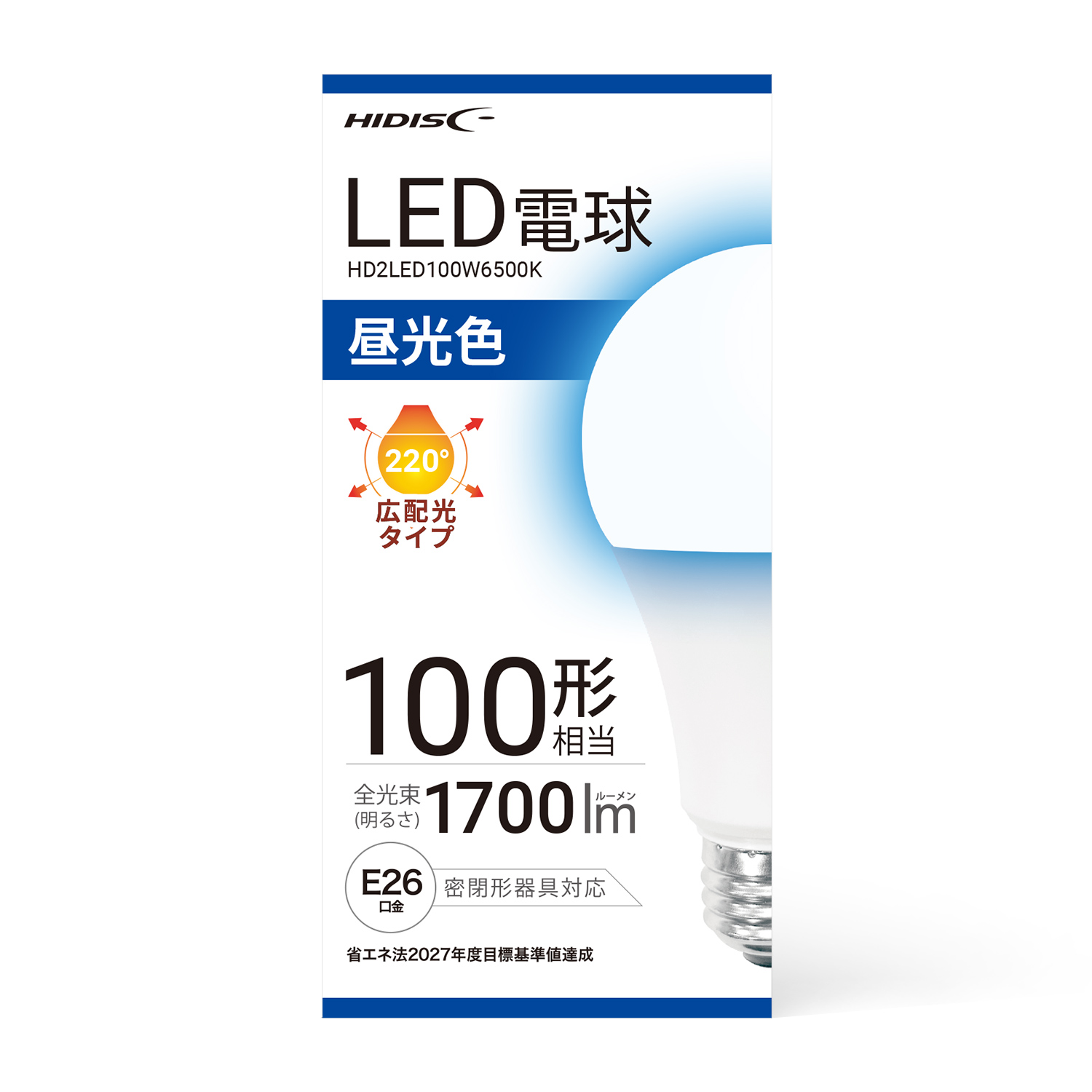 地球の乾き HIDISC LED電球（一般電球40形相当）長寿命 昼光色