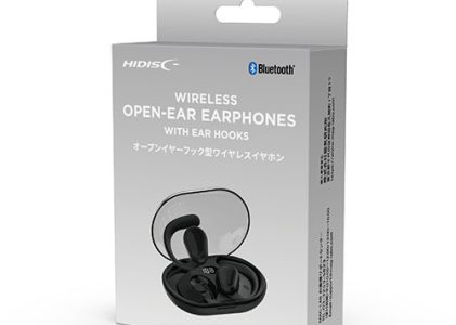 HIDISC オープンイヤーフック型ワイヤレスイヤホン HDOEEBT42BK