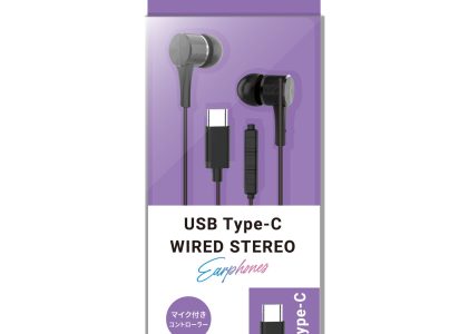 HIDISC Type-Cコネクタステレオ有線イヤホン ブラック HD-WEHPC12BK