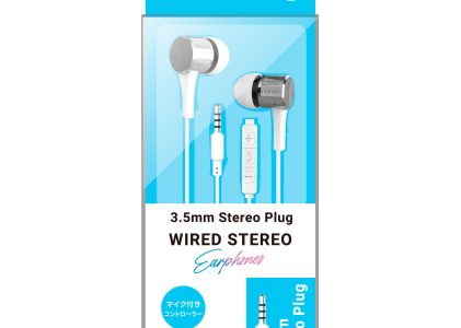 HIDISC ステレオ有線イヤホン ホワイト HD-WEHP35M12WH